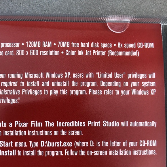 Disney Pixar Incredibles PC-CD ROM Print Studio - Picture 2 of 16